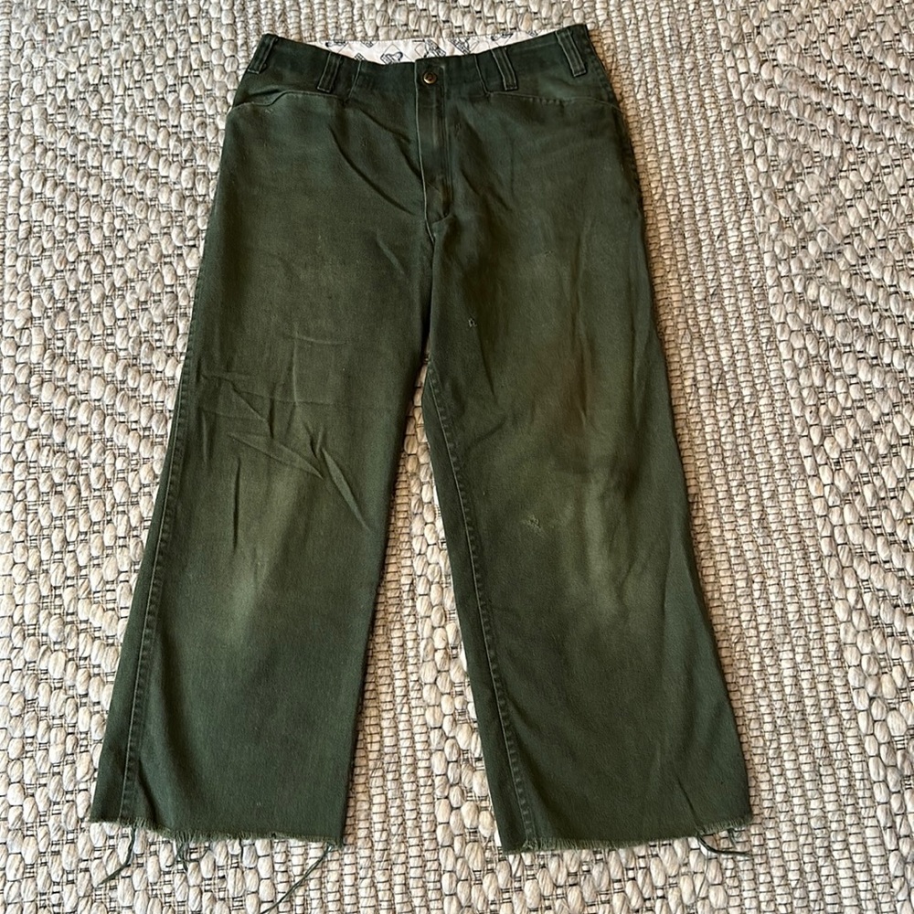 Vintage Ben Davis Men’s Green Work Pants Size 31